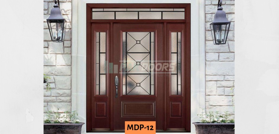 Modern Glass Main Entrance Door Design